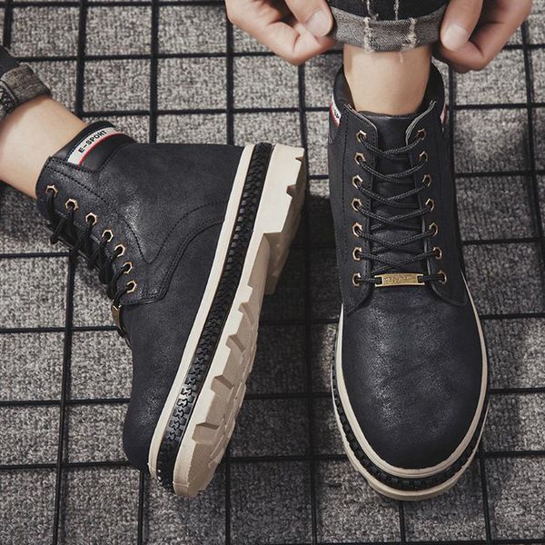 boots retro sports style ankle warm men snow leather casual shoes 2021 arrival strap winter fashion wild, Black
boots retro sports style ankle warm men snow leather casual shoes 2021 arrival strap winter fashion wild, Black