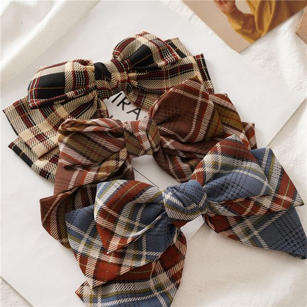 2021 korean new three layer plaid large cross bow hairpin for women fashion fbric style girls sweet hair accessories hair clips, Slivery;white
2021 korean new three layer plaid large cross bow hairpin for women fashion fbric style girls sweet hair accessories hair clips, Slivery;white