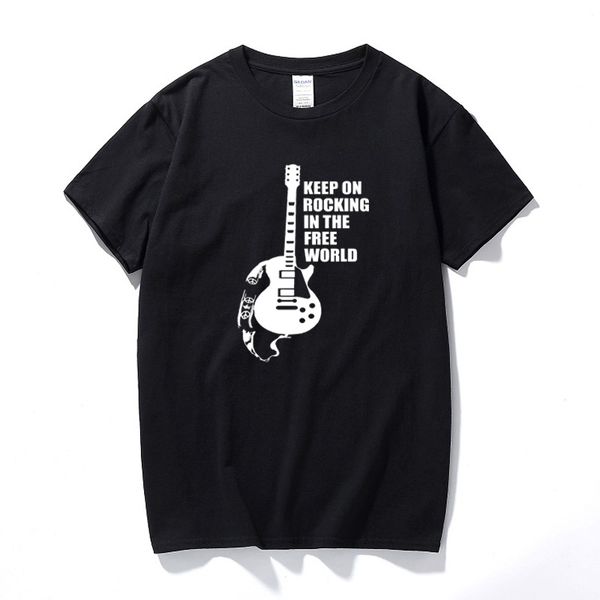keep on rocking in the world t shirt neil young pearl jam world tshirt new summer cotton t-shirt men euro size, White;black
keep on rocking in the world t shirt neil young pearl jam world tshirt new summer cotton t-shirt men euro size, White;black