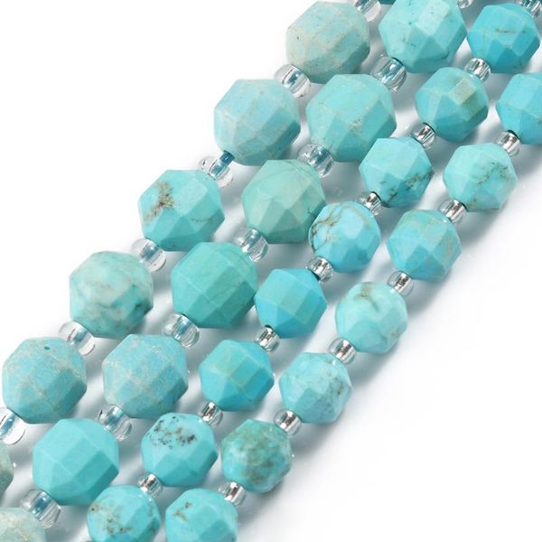 other natural faceted sharp turquoises blue howlite loose spacer stone beads for jewelry making diy bracelet accessories 15'' stra
other natural faceted sharp turquoises blue howlite loose spacer stone beads for jewelry making diy bracelet accessories 15'' stra