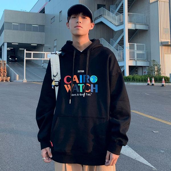 men's hoodies & sweatshirts 2021 spring hoodie korean male hooded sports casual all-match style loose student sweatshirt, Black
men's hoodies & sweatshirts 2021 spring hoodie korean male hooded sports casual all-match style loose student sweatshirt, Black