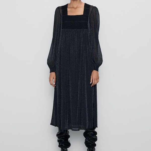 casual dresses party night club dress 2021 winter women mesh square collar long elegant sweater sleeve streetwear solid voile, Black;gray
casual dresses party night club dress 2021 winter women mesh square collar long elegant sweater sleeve streetwear solid voile, Black;gray