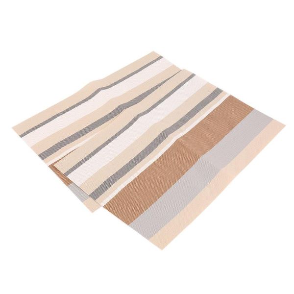 table runner 2pcs stripe pvc heat insulation mat waterproof anti-skid dining placemats pot cup for home restaurant
table runner 2pcs stripe pvc heat insulation mat waterproof anti-skid dining placemats pot cup for home restaurant