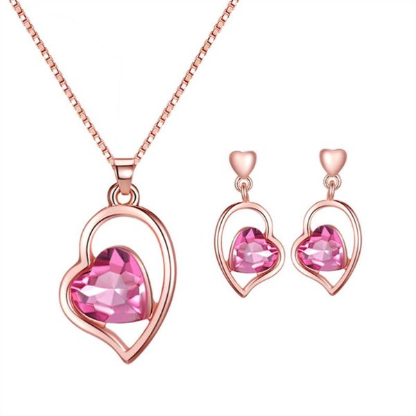 earrings & necklace drop bride wedding jewelry sets 2021 heart crystal pendant and set for women jewellery, Silver
earrings & necklace drop bride wedding jewelry sets 2021 heart crystal pendant and set for women jewellery, Silver