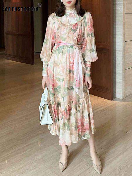 casual dresses splicing loose bandage chiffon printed dress ladies spring fashion temperament lantern sleeves big swing boou, Black;gray
casual dresses splicing loose bandage chiffon printed dress ladies spring fashion temperament lantern sleeves big swing boou, Black;gray
