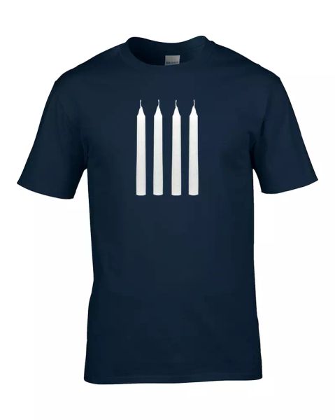 four candles or fork handles - two ronnies classic comedy funny mens t shirt, White;black
four candles or fork handles - two ronnies classic comedy funny mens t shirt, White;black