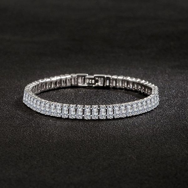 link, chain kofsac luxurious full zirconia rectangle cz bracelet for women silver color jewelry trendy lady party accessories daily wear, Black
link, chain kofsac luxurious full zirconia rectangle cz bracelet for women silver color jewelry trendy lady party accessories daily wear, Black