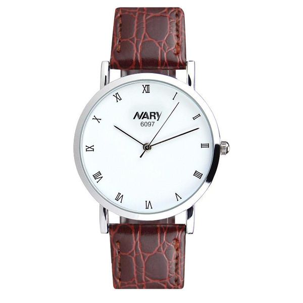 simple student lovers quartz watch men and women fashion temperament waterproof belt wristwatches, Slivery;brown
simple student lovers quartz watch men and women fashion temperament waterproof belt wristwatches, Slivery;brown