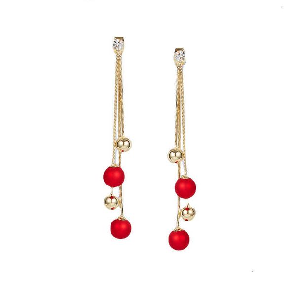 net red live lovesickness bean earrings women's long tassels show face thin net light luxury autumn and winter, Golden
net red live lovesickness bean earrings women's long tassels show face thin net light luxury autumn and winter, Golden