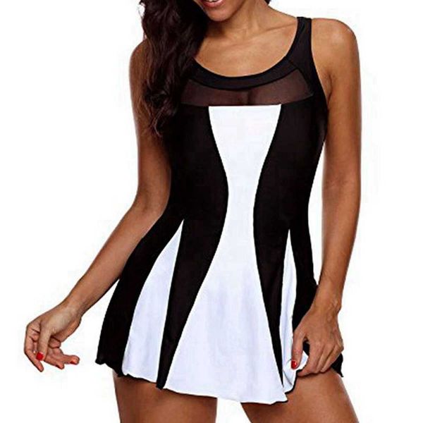 vintage stripe racerback swimdress monokini skirt swimsuit dress swimwear women plus size bathing suit 5xl 210604, White;black
vintage stripe racerback swimdress monokini skirt swimsuit dress swimwear women plus size bathing suit 5xl 210604, White;black