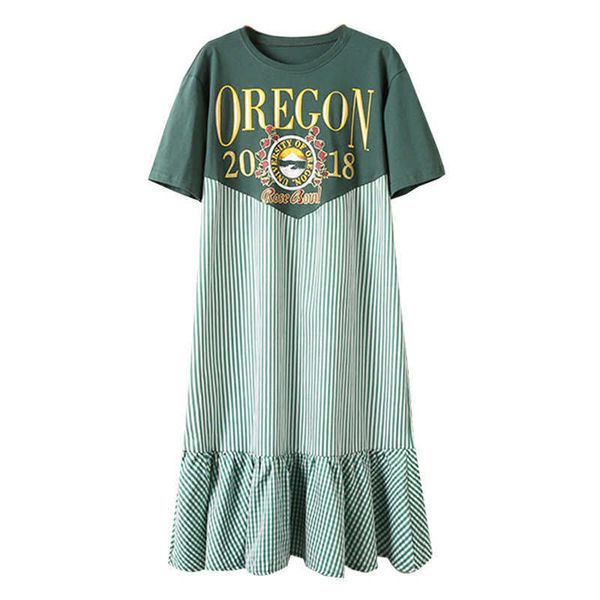 perhaps u green red letter print patchwork striped plaid o neck short sleeve midi mermaid dress summer ruffle large size d1431 210529, Black;gray
perhaps u green red letter print patchwork striped plaid o neck short sleeve midi mermaid dress summer ruffle large size d1431 210529, Black;gray