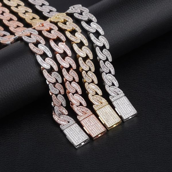 luxury designer necklace iced out diamond chain hip hop jewelry mens statement necklaces long bling miami cuban link tennis rapper gold 14mm, Silver
luxury designer necklace iced out diamond chain hip hop jewelry mens statement necklaces long bling miami cuban link tennis rapper gold 14mm, Silver