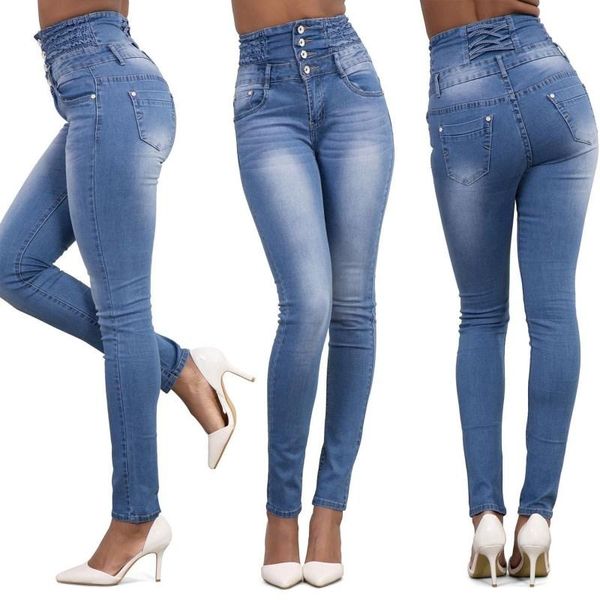 spring/autumn denim jeans womens high waist ol ladies skinny/strench woman plus size women pants large sizes women's, Blue
spring/autumn denim jeans womens high waist ol ladies skinny/strench woman plus size women pants large sizes women's, Blue