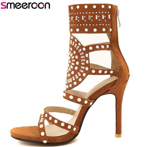 smeeroon 2021 arrival women sandals punk fashion ladies shoes simple zipper party wedding 11cm high heels, Black
smeeroon 2021 arrival women sandals punk fashion ladies shoes simple zipper party wedding 11cm high heels, Black