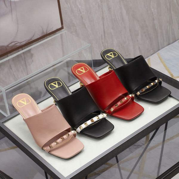 2021 v square head high-heeled slippers for women~ luxurysss designersss shoes yw, Black
2021 v square head high-heeled slippers for women~ luxurysss designersss shoes yw, Black