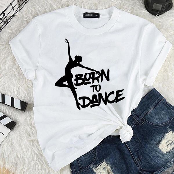 women's t-shirt summer women camisetas 2021 fashion to dance printing tshirt harajuku leisure streetwear female clothing top, White
women's t-shirt summer women camisetas 2021 fashion to dance printing tshirt harajuku leisure streetwear female clothing top, White