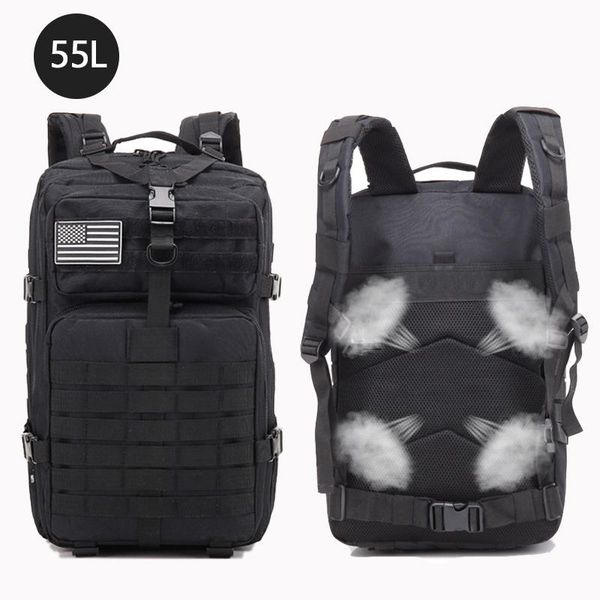 tactical backpack nylon military 36-55l 3p large capacity outdoor camping shooting hunting climbing accessories bags
tactical backpack nylon military 36-55l 3p large capacity outdoor camping shooting hunting climbing accessories bags
