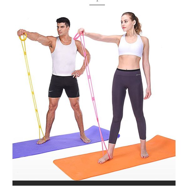 yoga resistance band 7 holes silicone fitness pull rope body training tools bands
yoga resistance band 7 holes silicone fitness pull rope body training tools bands