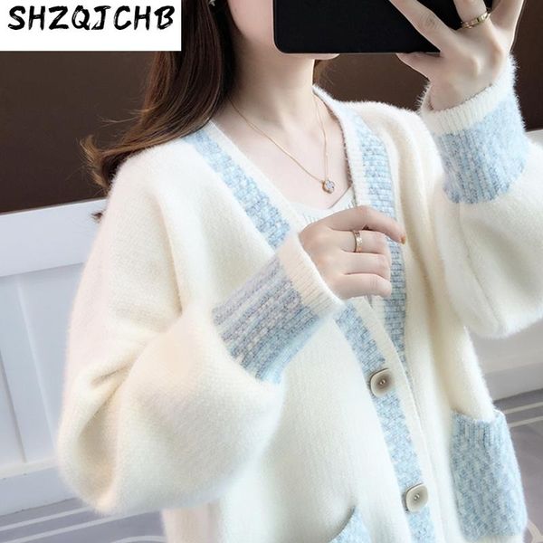 women's knits & tees jchb 2021 sweater women korean female cardigan knitted long sleeve cardigans spring autumn clothes sueter, White
women's knits & tees jchb 2021 sweater women korean female cardigan knitted long sleeve cardigans spring autumn clothes sueter, White