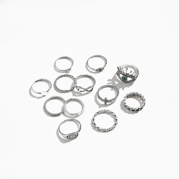 retro cluster band rings 8 piece sets fashion personality bohemian golden letters love eyes micro diamond geometry simple oint ring set wedd, Silver
retro cluster band rings 8 piece sets fashion personality bohemian golden letters love eyes micro diamond geometry simple oint ring set wedd, Silver