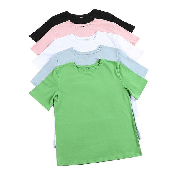 women's t-shirt 100% cotton women t shirt harajuku short sleeve female tshirts summer tee casual oversized woman t-shirts basic, White
women's t-shirt 100% cotton women t shirt harajuku short sleeve female tshirts summer tee casual oversized woman t-shirts basic, White