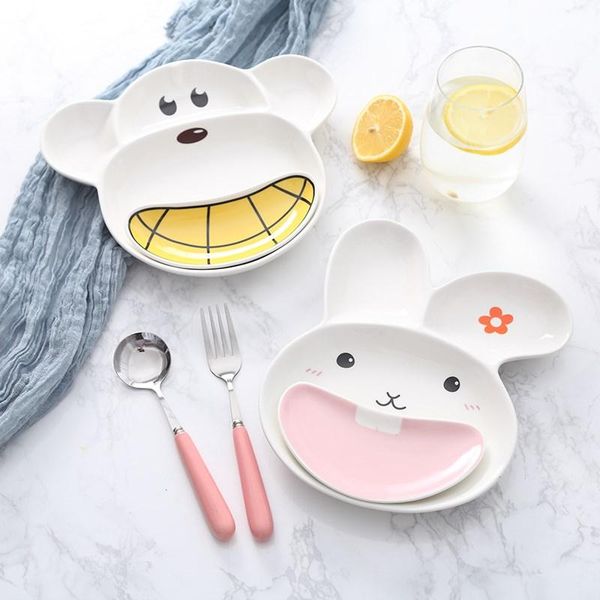 dinnerware sets children's tableware set ceramic cartoon /monkey snack plate cute multi-grid fruit dessert dinner tray
dinnerware sets children's tableware set ceramic cartoon /monkey snack plate cute multi-grid fruit dessert dinner tray