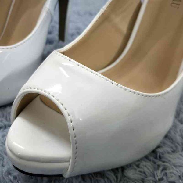 thin women stiletto high heel sandals slingback peep toe white patent party bridals ball lady shoes, Black
thin women stiletto high heel sandals slingback peep toe white patent party bridals ball lady shoes, Black