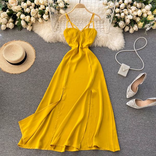 two piece dress 2021 new chic summer holidays long maxi solid spaghetti strap sleeveless slim waist high split beach party women e, White
two piece dress 2021 new chic summer holidays long maxi solid spaghetti strap sleeveless slim waist high split beach party women e, White