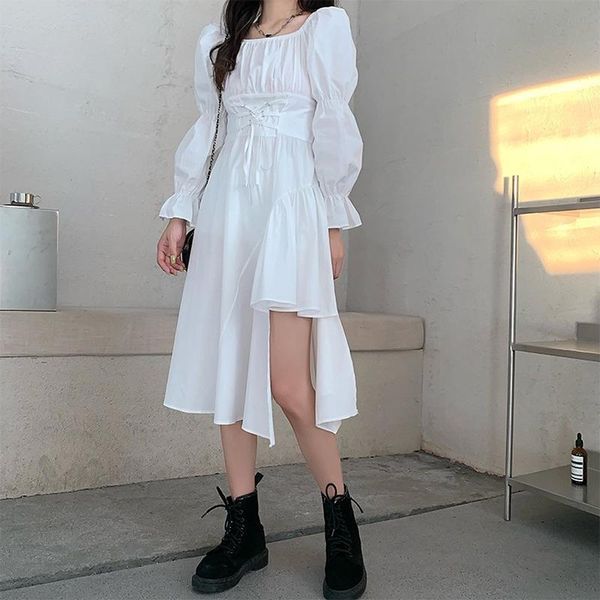 casual dresses white split elegant dress women black chiffon midi harajuku irregular designer fairy 2021 autumn women's clothing, Black;gray
casual dresses white split elegant dress women black chiffon midi harajuku irregular designer fairy 2021 autumn women's clothing, Black;gray