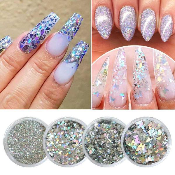 boxes holographic nail glitter set art pigment powder flakes diy dust decorations gel polish manicure pigment1, Silver;gold
boxes holographic nail glitter set art pigment powder flakes diy dust decorations gel polish manicure pigment1, Silver;gold
