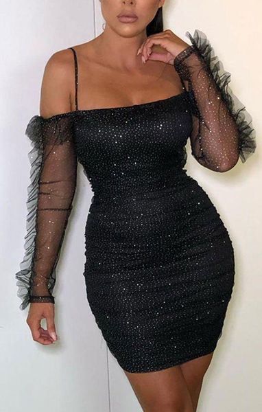 women through sleeve bodycon dress club fur patchwork party long evening v-neck pencil casual dresses, Black;gray
women through sleeve bodycon dress club fur patchwork party long evening v-neck pencil casual dresses, Black;gray