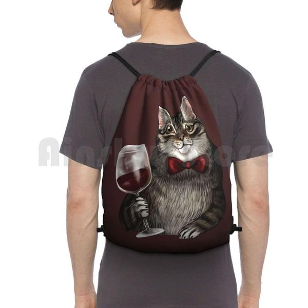 backpack wine cat grey tabby drawstring bags gym bag waterproof red classy nyan for cats
backpack wine cat grey tabby drawstring bags gym bag waterproof red classy nyan for cats