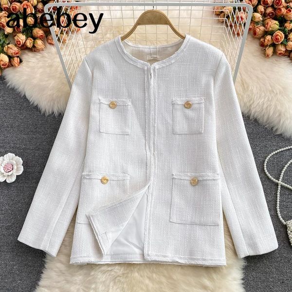 women's jackets 2021 spring autumn vintage o-neck long sleeve cardigan pocket decoration single breasted loose casual tweed jacket top, Black;brown
women's jackets 2021 spring autumn vintage o-neck long sleeve cardigan pocket decoration single breasted loose casual tweed jacket top, Black;brown
