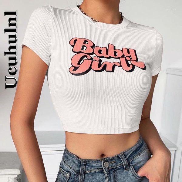 ucuhulnl casual slim t-shirts women summer punk letter print bodycon streetwear fashion female basic tees girls women's t-shirt, White
ucuhulnl casual slim t-shirts women summer punk letter print bodycon streetwear fashion female basic tees girls women's t-shirt, White