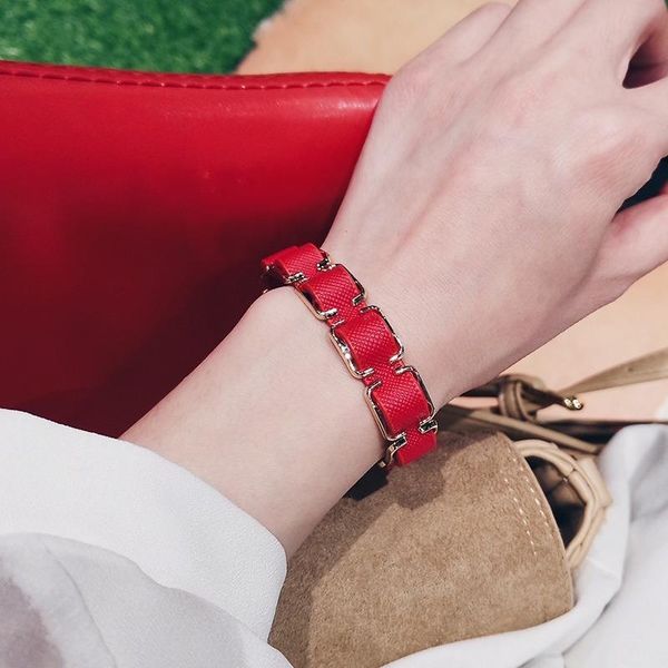 tennis fashion geometric chain pu leather punk bracelet men and women temperament retro personality jewelry wholesale, Golden;silver
tennis fashion geometric chain pu leather punk bracelet men and women temperament retro personality jewelry wholesale, Golden;silver