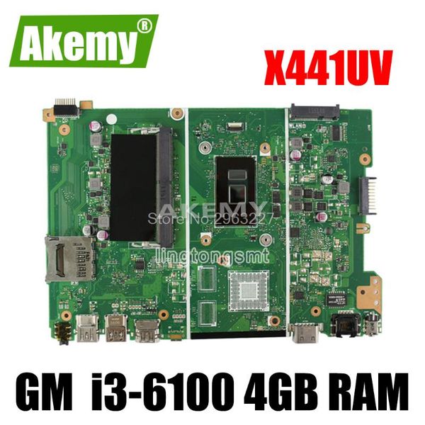 motherboard for asus x441u x441uv f441u a441u lapnotebook original test gm i3-6100 4gb ram tablet pc motherboards
motherboard for asus x441u x441uv f441u a441u lapnotebook original test gm i3-6100 4gb ram tablet pc motherboards