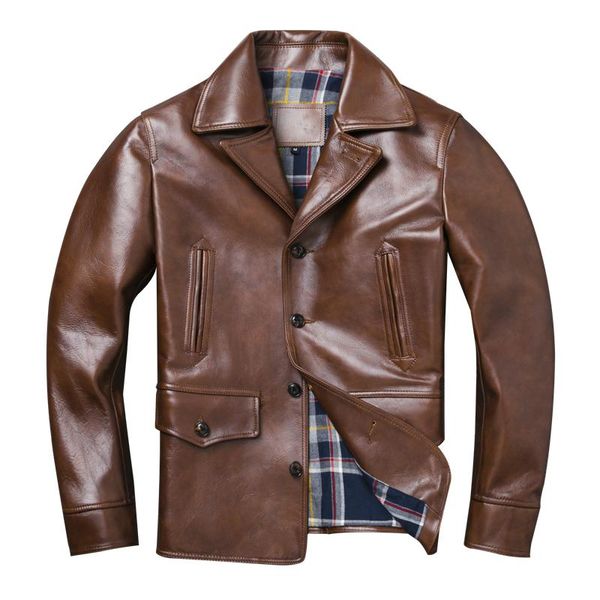 men's leather & faux 2021 brown casual style genuine jacket men plus size 5xl single breasted real natural cowhide autumn slim fit pea, Black
men's leather & faux 2021 brown casual style genuine jacket men plus size 5xl single breasted real natural cowhide autumn slim fit pea, Black