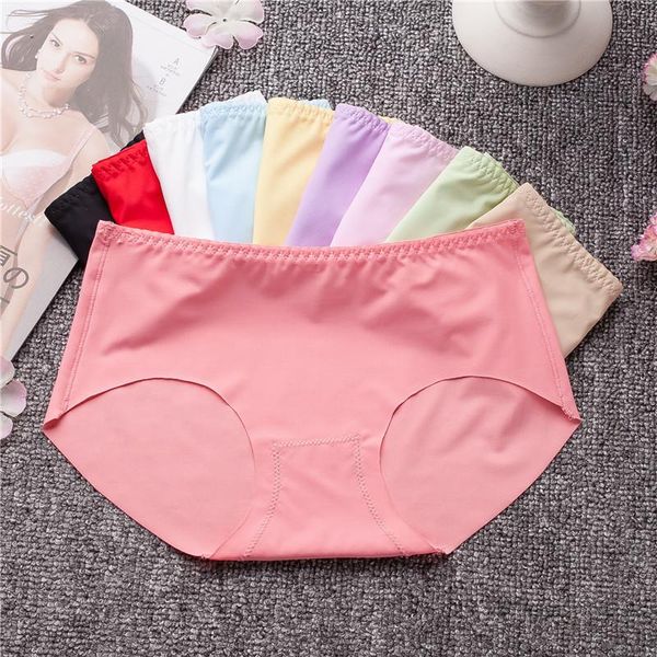 women's panties 2021 ice silk seamless mid-waist breathable bamboo fiber inner crotch solid color, Black;pink
women's panties 2021 ice silk seamless mid-waist breathable bamboo fiber inner crotch solid color, Black;pink
