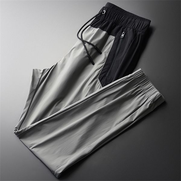 new summer grey mens zipper pockets elastic waist men's trousers plus size 4xl drawstring ankle-length man pants, Black
new summer grey mens zipper pockets elastic waist men's trousers plus size 4xl drawstring ankle-length man pants, Black