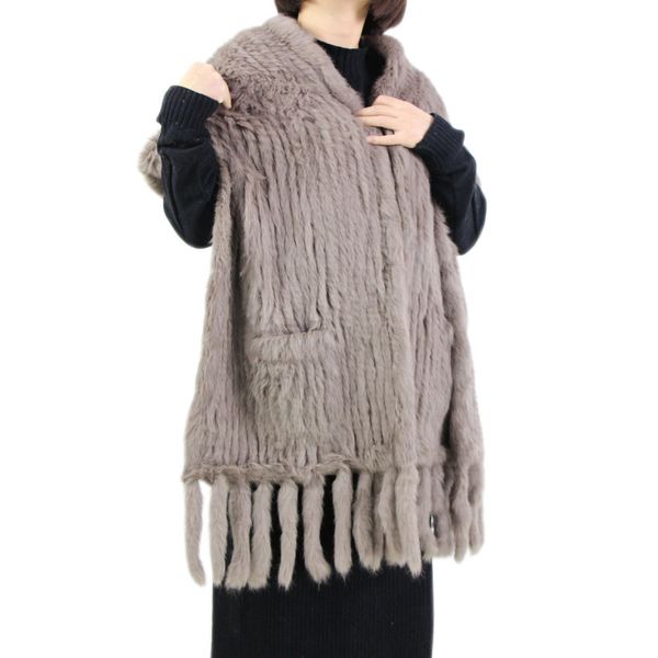 harppihop*luxury women's genuine real knitted rabbit scarves with tassels lady pashmina wraps autumn winter women fur shawls, Blue;gray
harppihop*luxury women's genuine real knitted rabbit scarves with tassels lady pashmina wraps autumn winter women fur shawls, Blue;gray