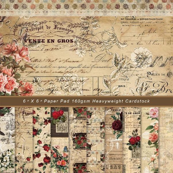 gift wrap 24pcs 6x6 inch rose background paper pad for scrapbooking decor journal diy memopads handmade
gift wrap 24pcs 6x6 inch rose background paper pad for scrapbooking decor journal diy memopads handmade