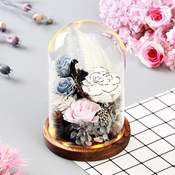 decorative flowers & wreaths valentine's day creative gift eternal flower rose lasting love wedding decoration lover lighting home
decorative flowers & wreaths valentine's day creative gift eternal flower rose lasting love wedding decoration lover lighting home