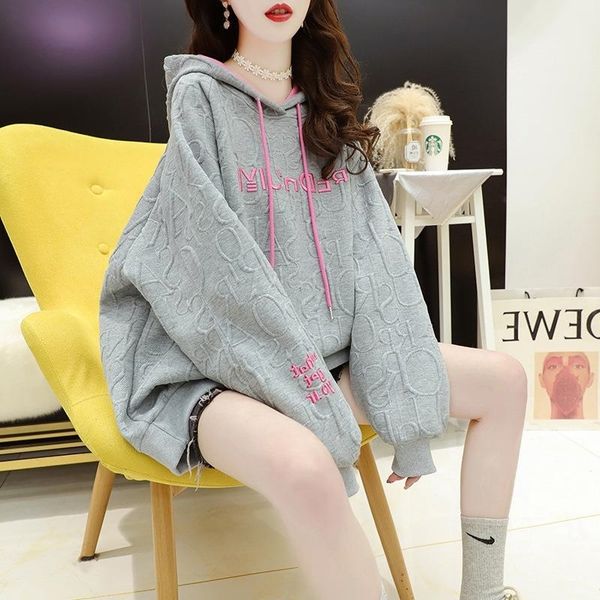 hooded women's 2021 spring and autumn new loose foreign style aging net red fried street ins fashion thin top, Black
hooded women's 2021 spring and autumn new loose foreign style aging net red fried street ins fashion thin top, Black
