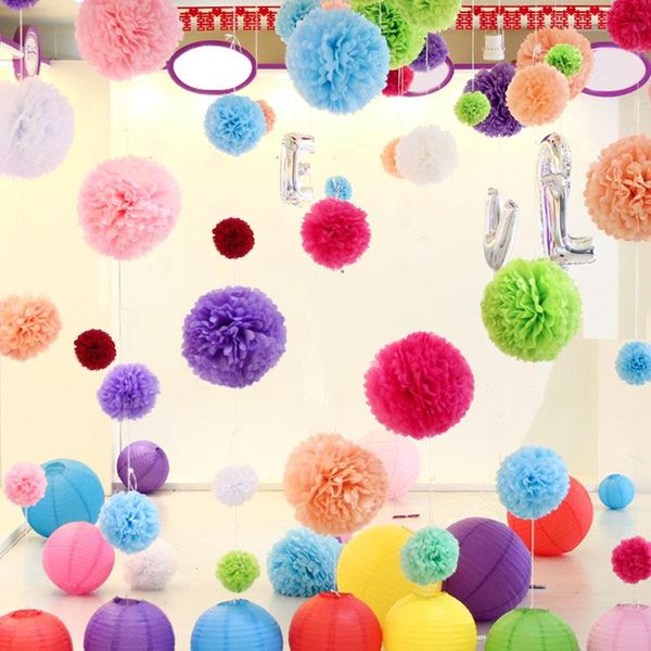 3pcs 6'' 8'' 12'' paper pompom flowers ball wedding home birthday party decoration decorative & wreaths
3pcs 6'' 8'' 12'' paper pompom flowers ball wedding home birthday party decoration decorative & wreaths