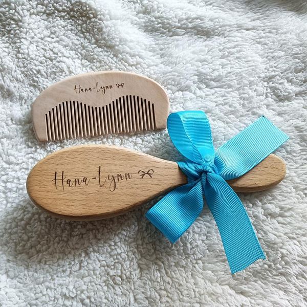 custom name baby bathing comb care hair brush pure natural wool wood born massager shower and registry gift party favor 
custom name baby bathing comb care hair brush pure natural wool wood born massager shower and registry gift party favor