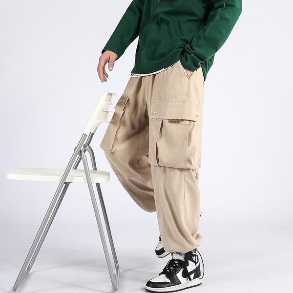 glacialwhale mens cargo pants men fashion khaki baggy hip hop joggers korean style japanese streetwear trousers for men's, Black
glacialwhale mens cargo pants men fashion khaki baggy hip hop joggers korean style japanese streetwear trousers for men's, Black