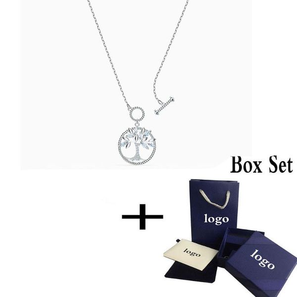 fashion jewelry swa symbolic tree of life necklace round shape white gold female elegant romantic gift chains, Silver
fashion jewelry swa symbolic tree of life necklace round shape white gold female elegant romantic gift chains, Silver