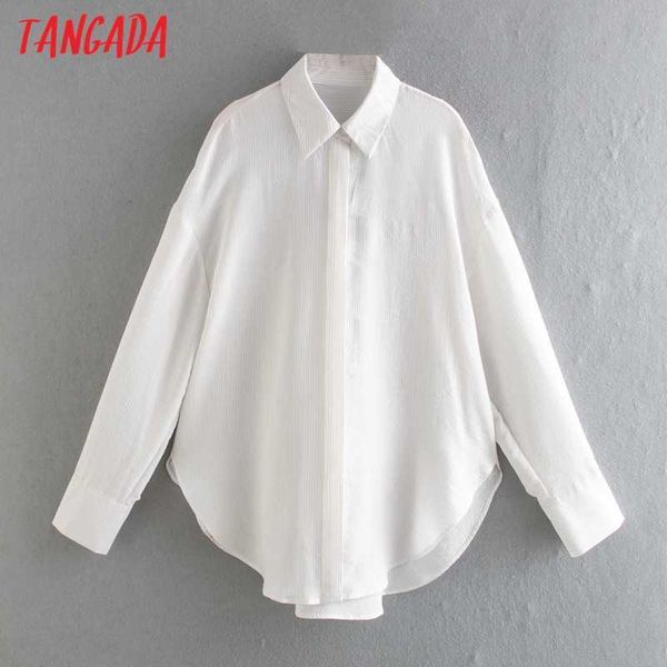 tangada women oversized striped print blouse long sleeve chic female office lady shirt blusas femininas ce185 210609, White
tangada women oversized striped print blouse long sleeve chic female office lady shirt blusas femininas ce185 210609, White