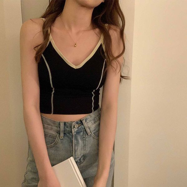 7colors korean style camisole women short tank spring and summer sleeveless slim crop for womens (x1797) 210508, White
7colors korean style camisole women short tank spring and summer sleeveless slim crop for womens (x1797) 210508, White