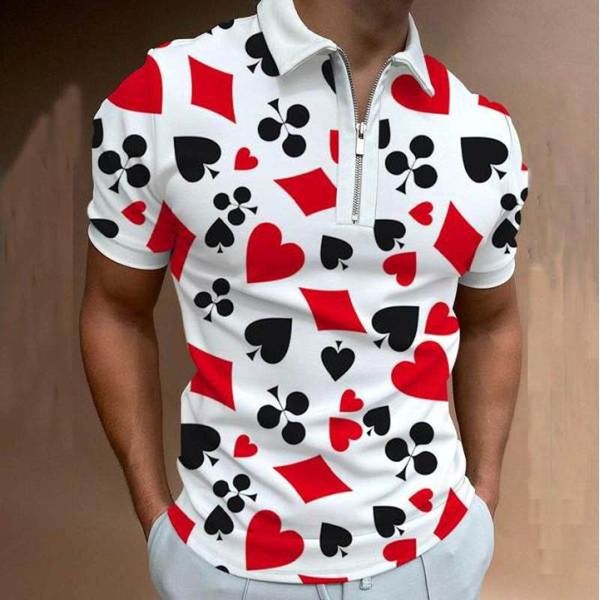 anchor pattern men's zipper polo shirt, comfortable, breathable, fashionable and cool, daily business trip, work party, White;black
anchor pattern men's zipper polo shirt, comfortable, breathable, fashionable and cool, daily business trip, work party, White;black